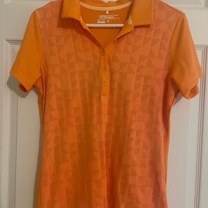 Nike Women's Orange Polo Shirt